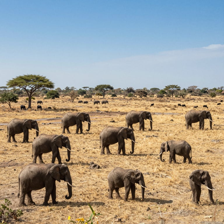 Sforzi Globali per Proteggere gli Elefanti Selvatici: Iniziative contro il Bracconaggio e per l'Habitat