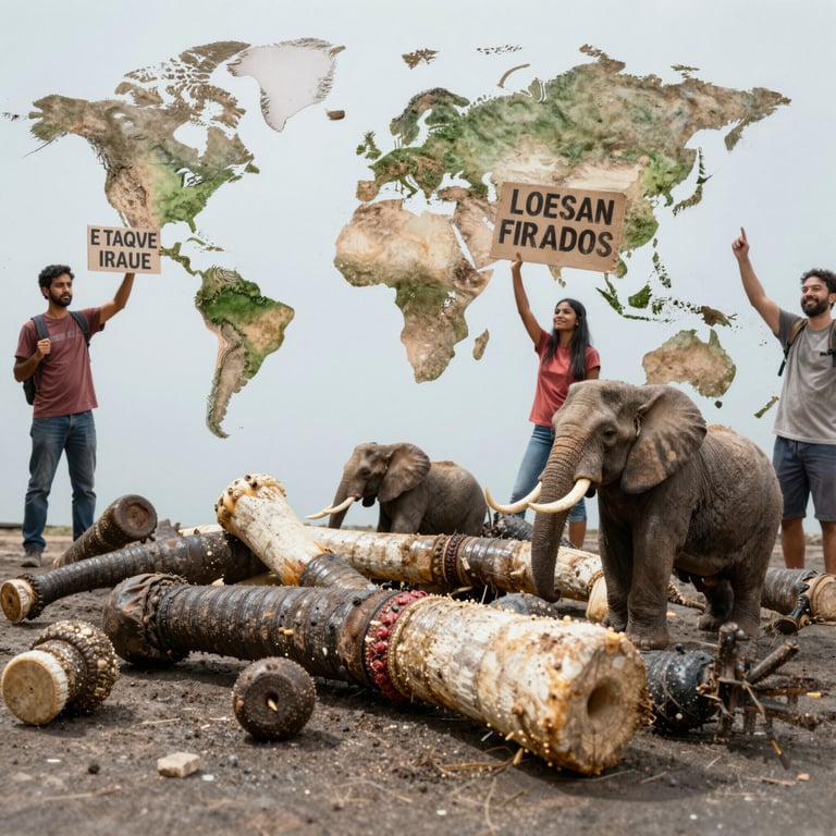 Iniziative Mondiali contro il Commercio di Avorio per Salvare le Specie