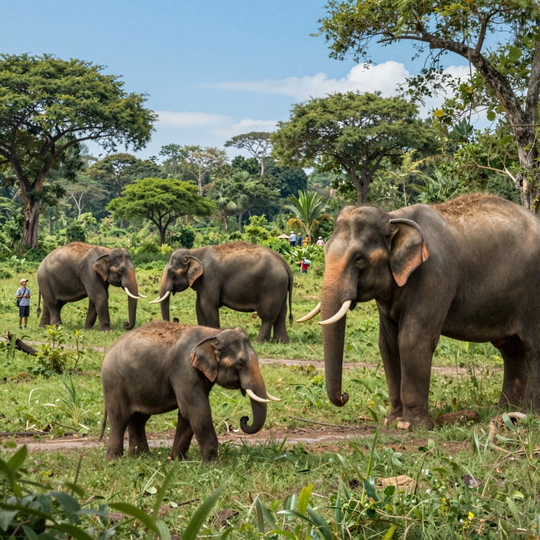 Preservare gli Habitat degli Elefanti: Sforzi Globali per la Tutela della Fauna Selvatica