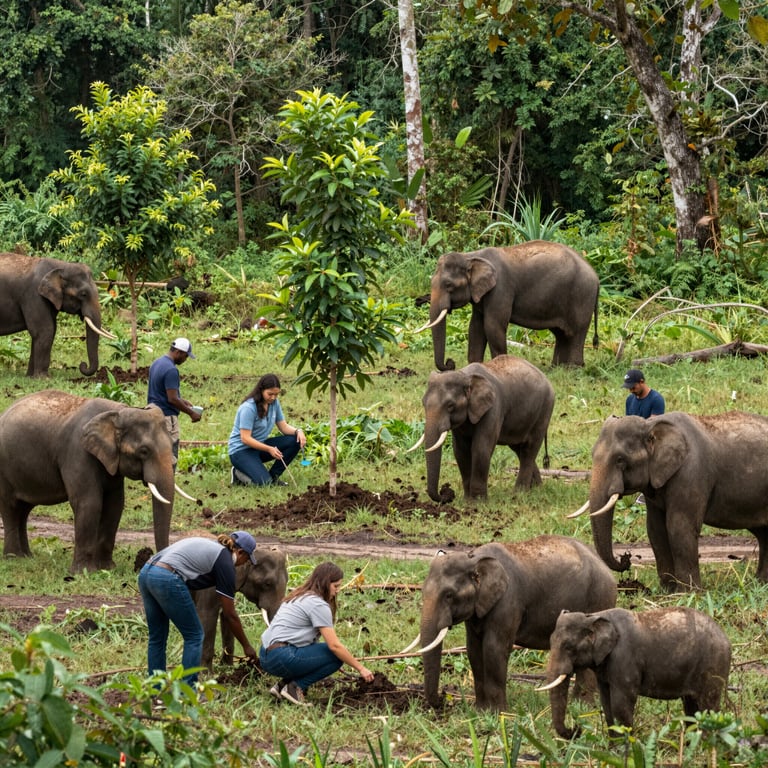 Iniziative Mondiali per Salvare gli Elefanti e il Loro Habitat