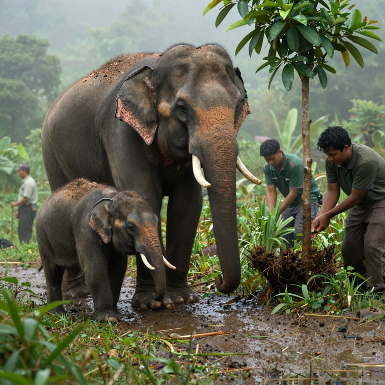 Come stiamo aiutando a salvare gli elefanti forestali rari del Vietnam