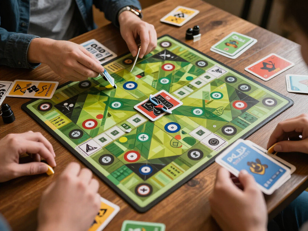 Bordspel met speciale kaarten