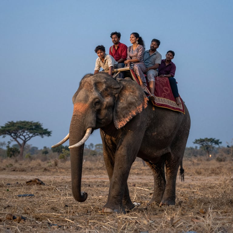 Studio rivela miseria per la maggior parte degli elefanti sfruttati nel turismo
