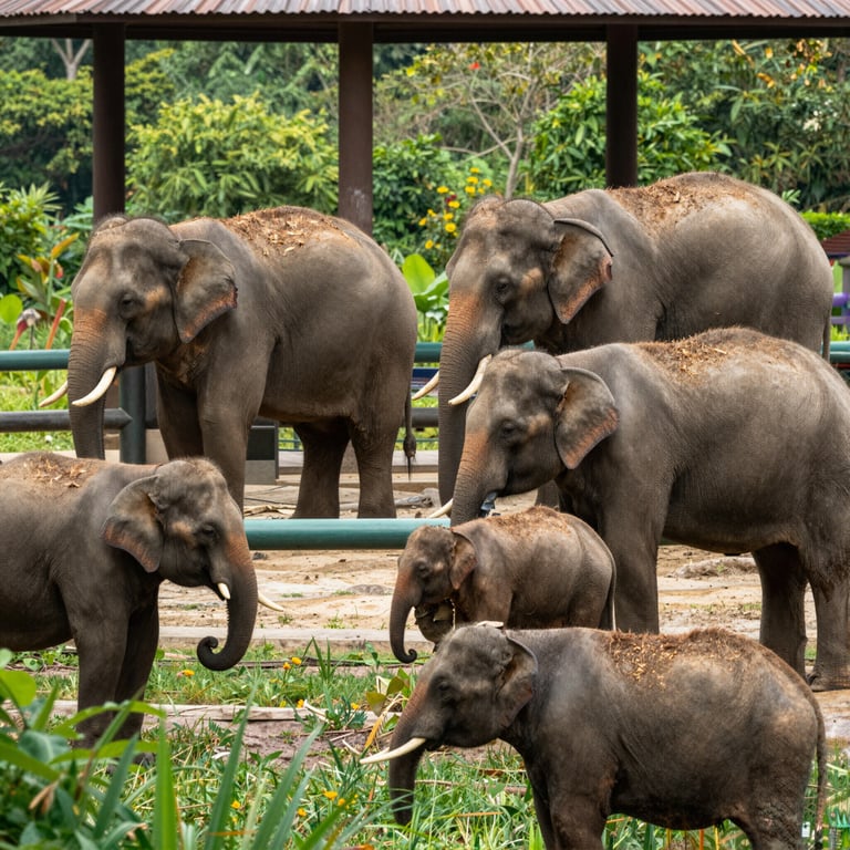 Santuario degli Elefanti: Iniziative per Proteggere le Specie Minacciate