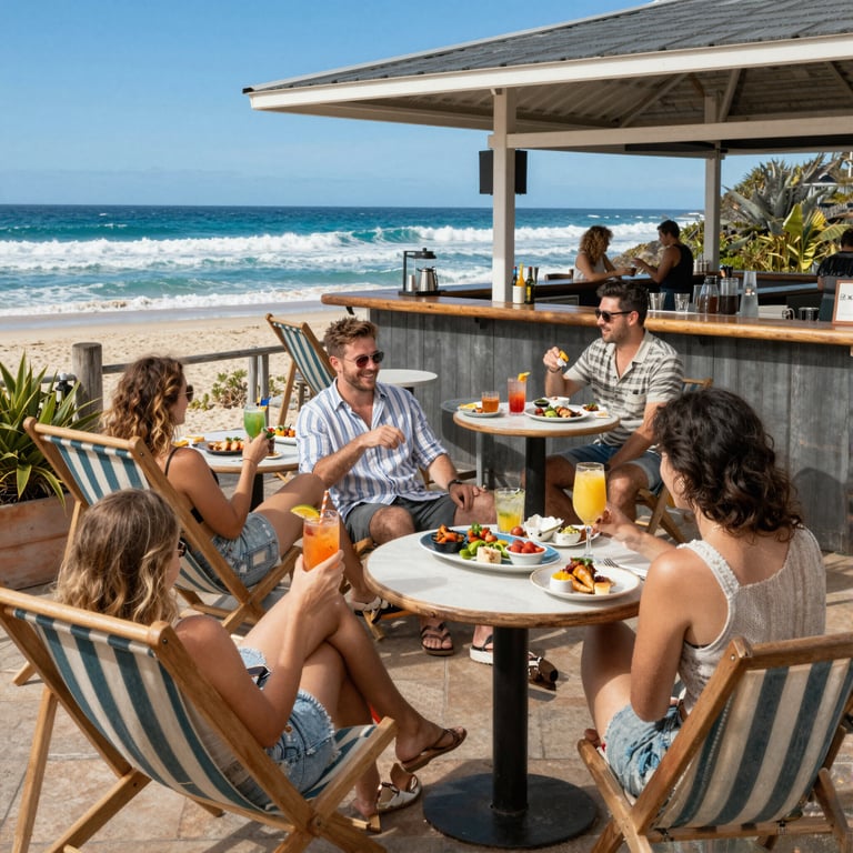 Unwind with Top Cocktails and Seafood at 12 Rocks Australian Beach Bar Reviews