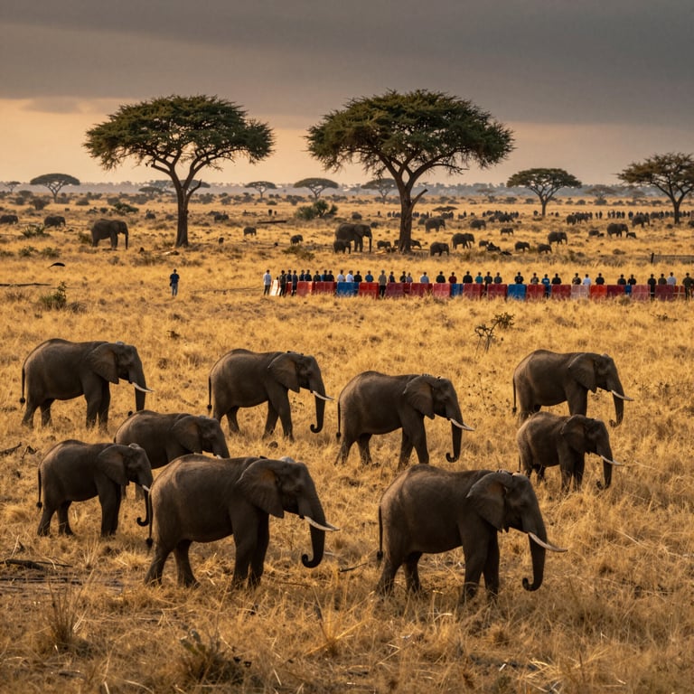 Iniziative Globali contro la Scomparsa degli Elefanti Africani: Azioni Urgenti