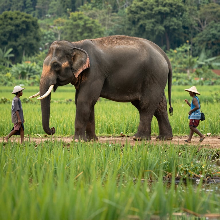 Come Aiutare gli Elefanti: Strategie per Ridurre i Conflitti Uomo-Animale in Thailandia