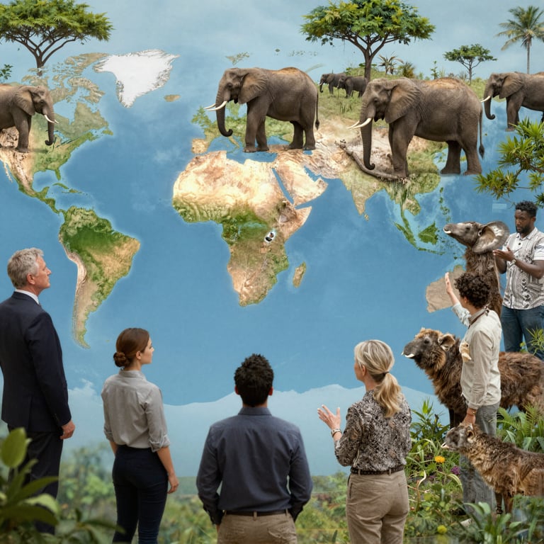 Iniziative Mondiali per Salvare la Popolazione Elefantina