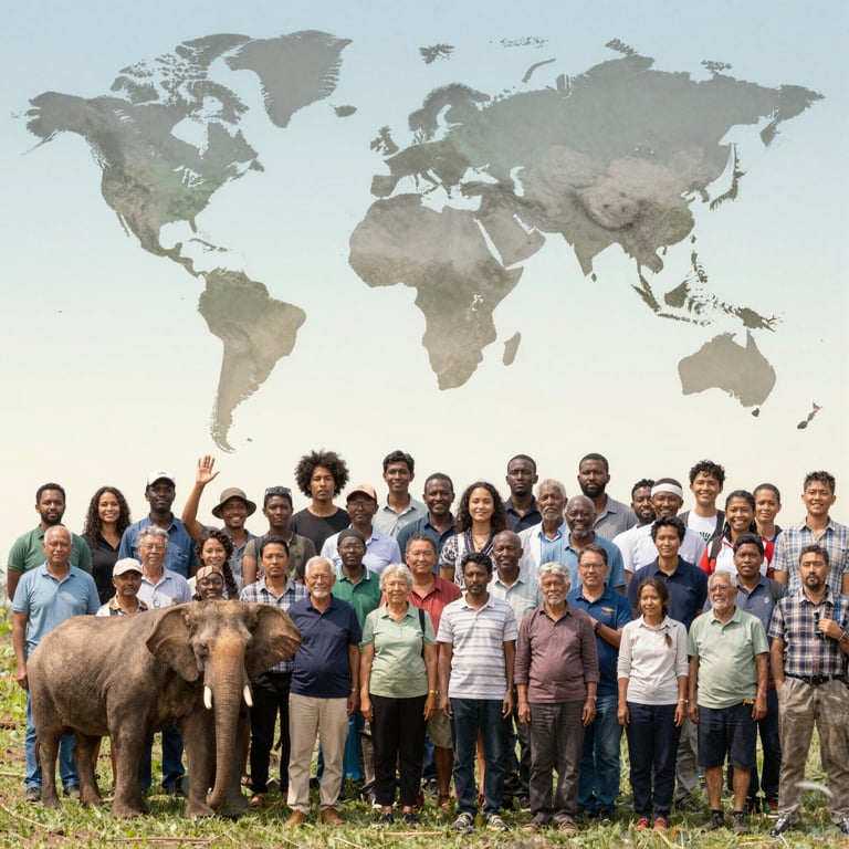 Iniziative Mondiali per Salvare le Popolazioni di Elefanti in Declino