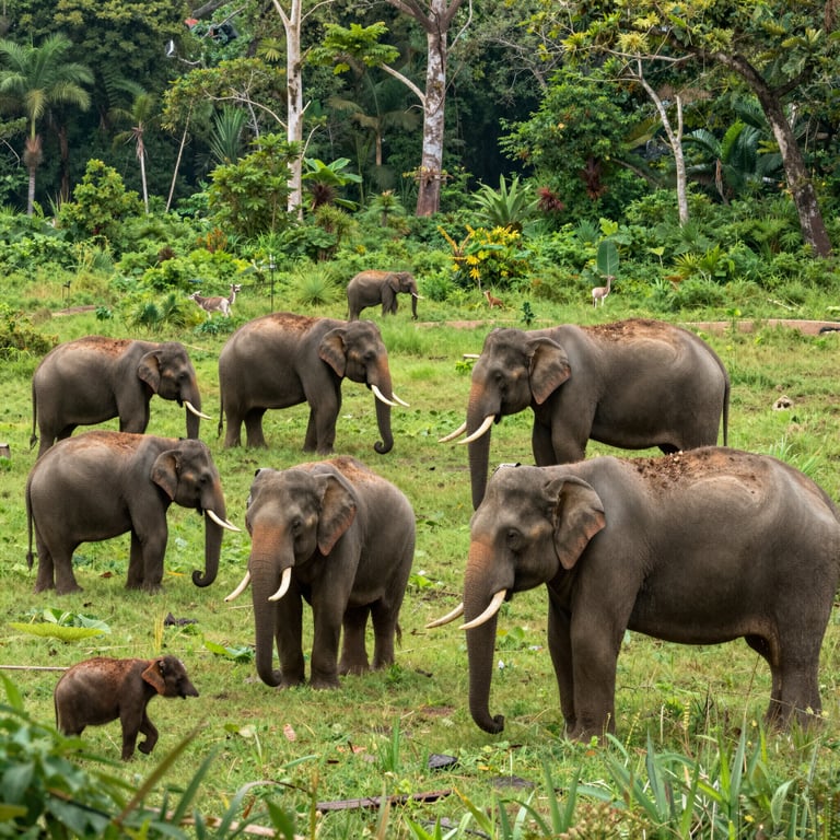 Preservazione degli Habitat Elefantini: Sforzi Globali per la Protezione della Fauna Selvatica