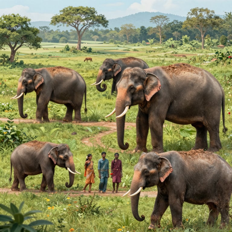 Affrontare minacce critiche agli elefanti asiatici promuovendo coesistenza pacifica