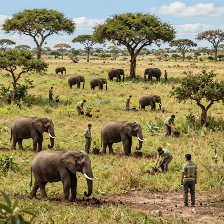 Iniziative Globali per Salvare gli Elefanti e Preservare il Loro Habitat