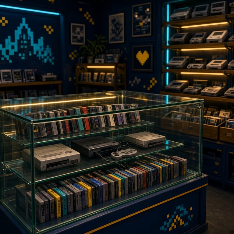 Retro Empire Gaming verkoop van retro games en consoles en reviews