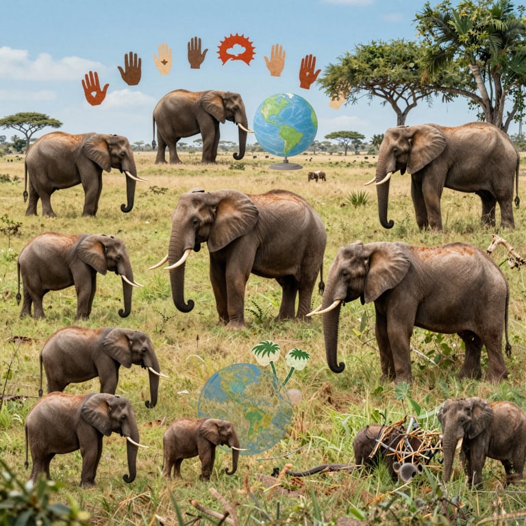 Iniziative Globali per Salvare e Conservare la Fauna Elefantina