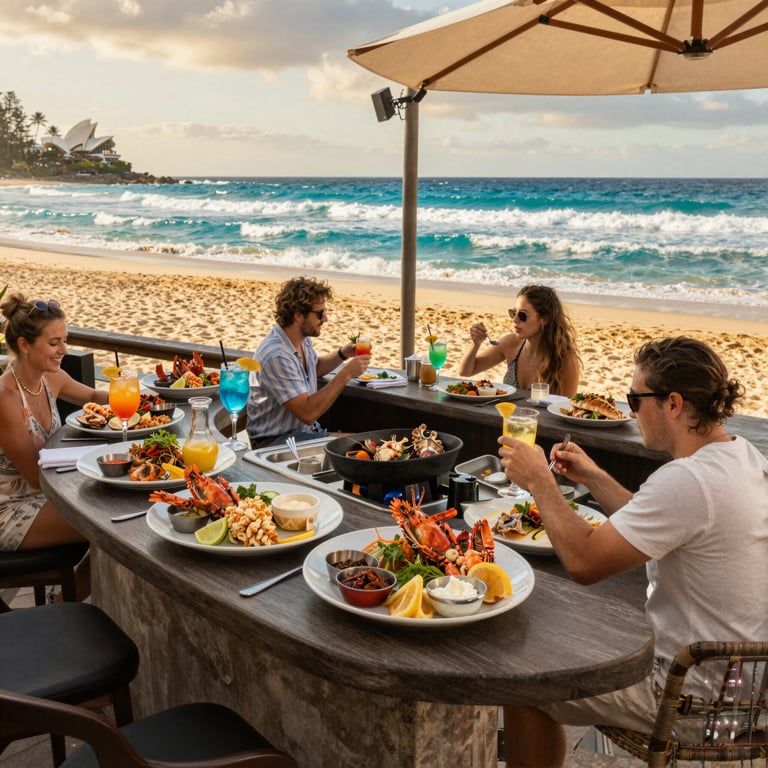 Discover 12 Rocks Beach Bar: Australia's Premier Beach Club for Cocktails and Seafood