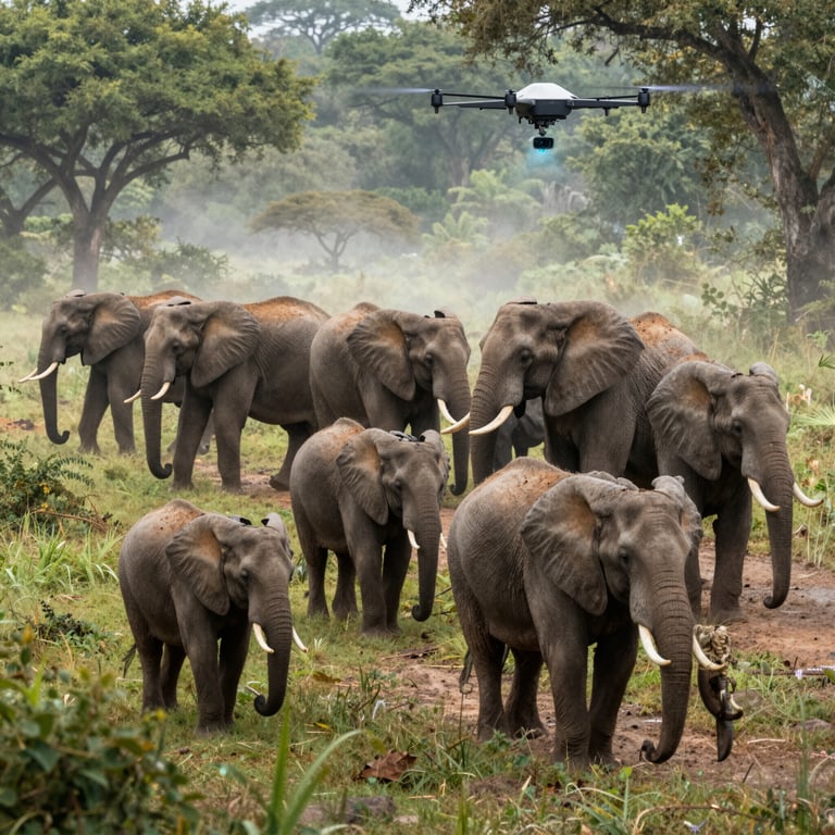Monitoraggio Avanzato dei Branchi Elefantini per Protezione Efficace e Sostenibile