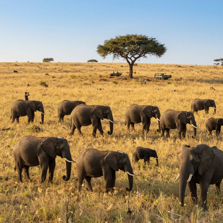 Come Monitorare e Proteggere le Mandrie di Elefanti in Pericolo