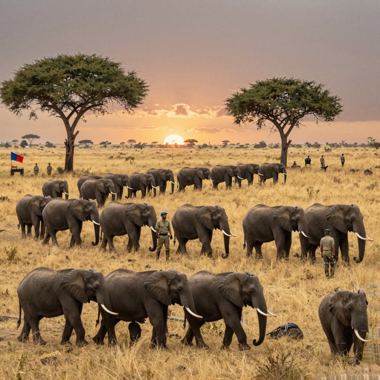 Iniziative Globali per Proteggere gli Elefanti Africani dall'Estinzione