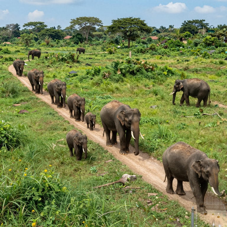 Progetti Sostenibili che Connettono Habitat e Proteggono Elefanti in Asia