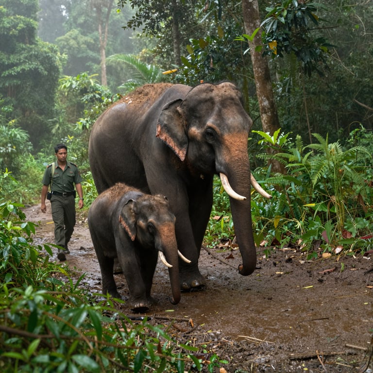 Le Nostre Iniziative per Proteggere gli Elefanti di Foresta Rari del Vietnam