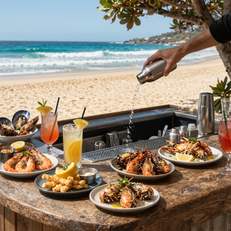 Discover 12 Rocks: Premier Australian Coast Beach Bar with Ultimate Cocktails and Seafood