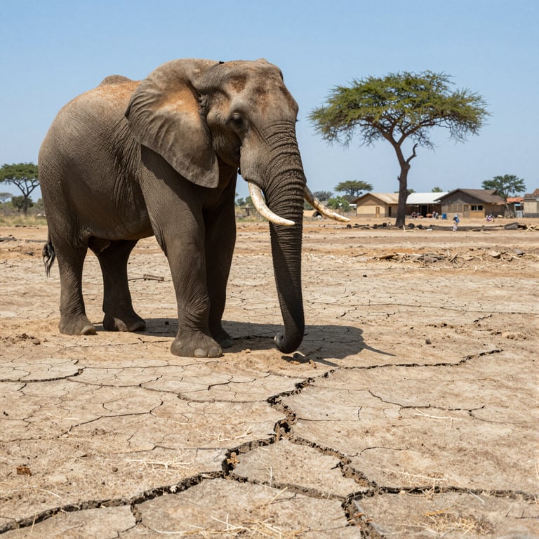 Le Sfide Ambientali per la Sopravvivenza degli Elefanti Africani