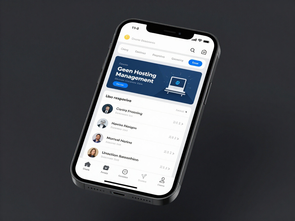 A screenshot of our intuitive and user-friendly web hosting management dashboard.