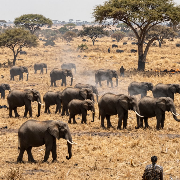 Proteggete gli Elefanti Africani: Azioni Urgenti contro il Bracconaggio e la Distruzione