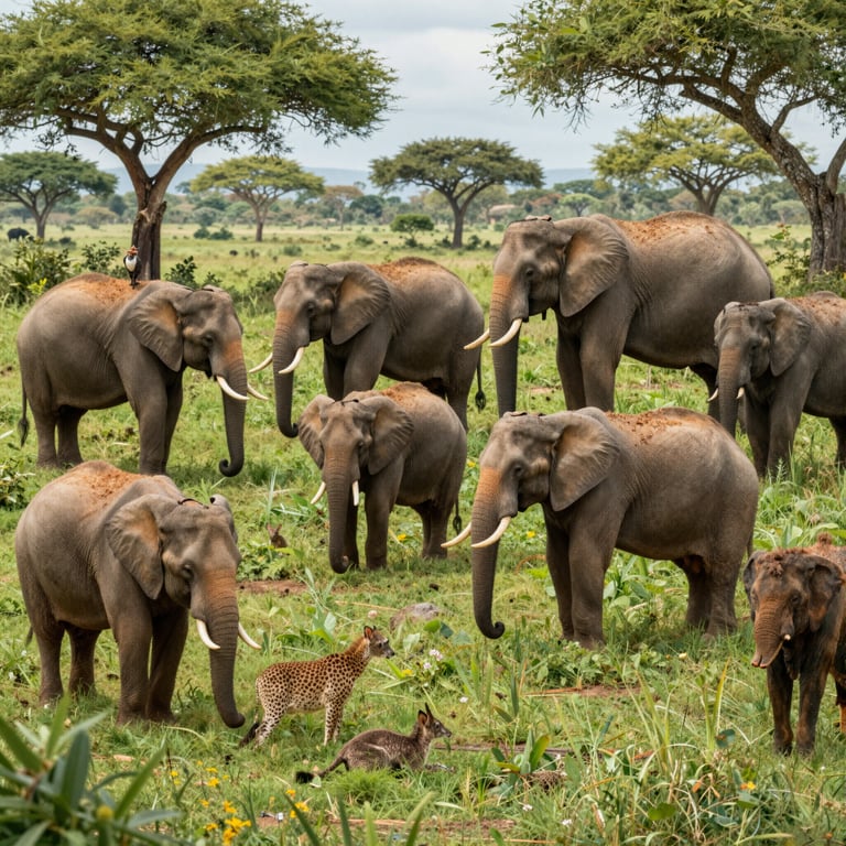 Campagne Globali per Salvare Elefanti in Pericolo: Protezione Wildlife