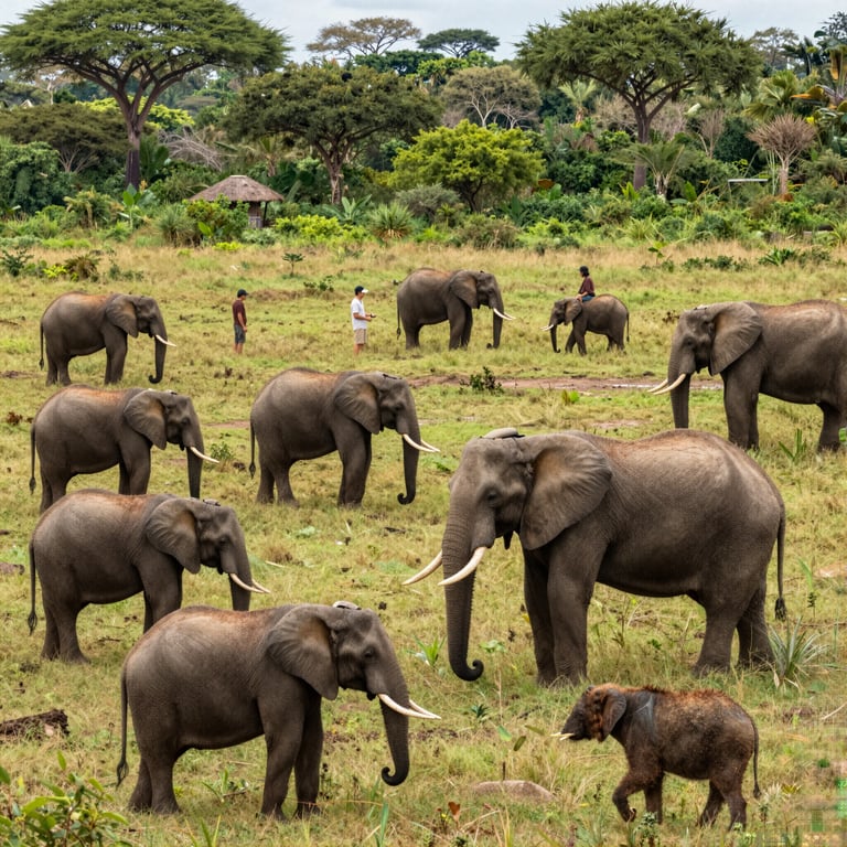 Proteggere gli Habitat degli Elefanti: Sforzi Globali per la Salvaguardia della Fauna Selvatica
