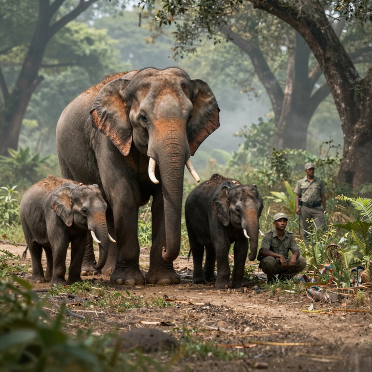 Iniziative per Difendere gli Elefanti dal Bracconaggio e la Distruzione degli Habitat