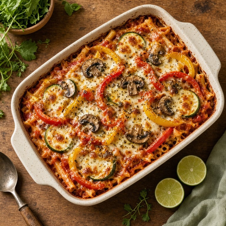 Easy Vegetable Pasta Bake Recipe