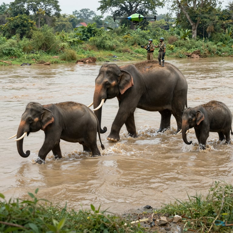 Proteggere gli Elefanti Asiatici dalle Principali Pericoli Ambientali Emergenti