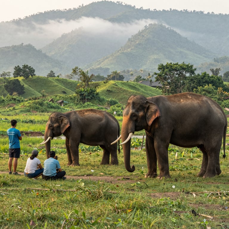 Salvare gli Elefanti Thai: La Missione di un'Organizzazione No-Profit Dedicata