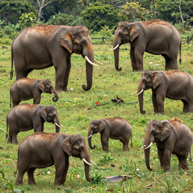 Iniziative Globali per Preservare Habitat Elefanti e Proteggere la Fauna Selvatica
