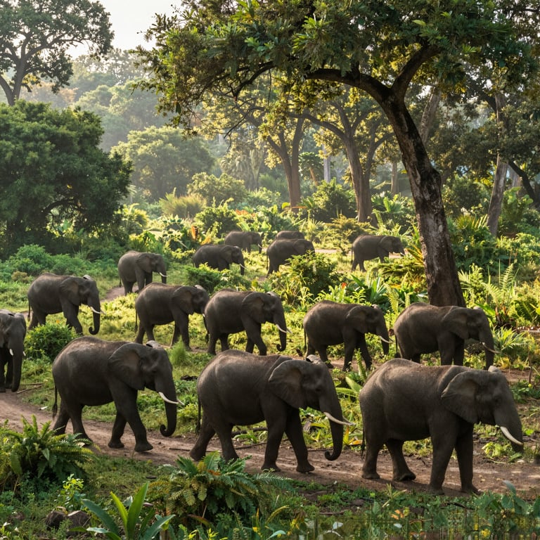 Proteggere l'Habitat degli Elefanti: Iniziative di Conservazione Forestale e Rewilding