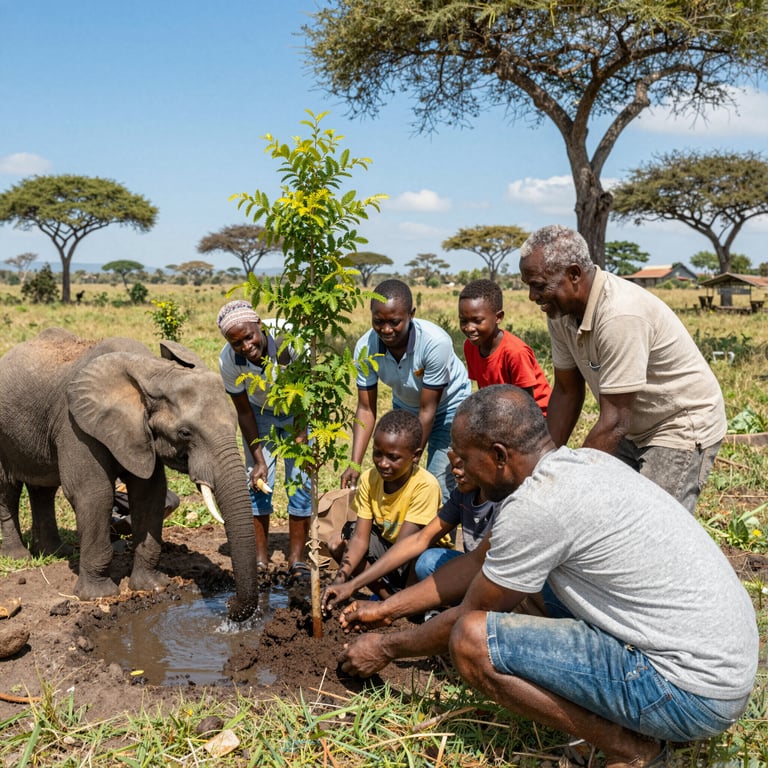 Coinvolgere le Comunità nella Salvaguardia degli Elefanti e del Loro Ambiente Naturale
