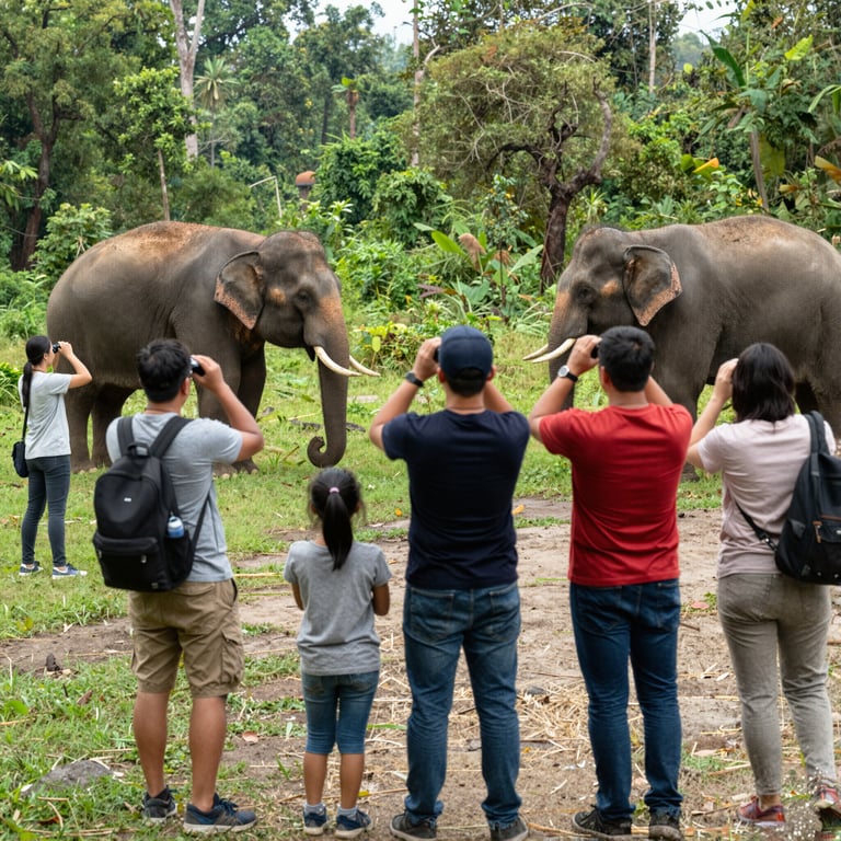 Osservare Elefanti in Modo Responsabile Senza Comprometterne il Benessere