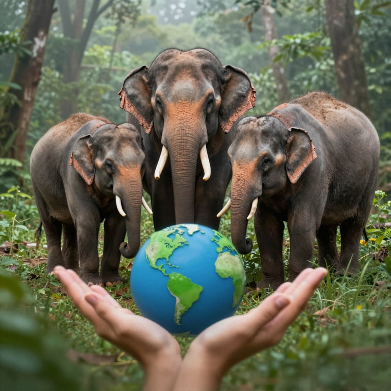 Iniziative Mondiali per Aiutare e Proteggere gli Elefanti dalla Scomparsa