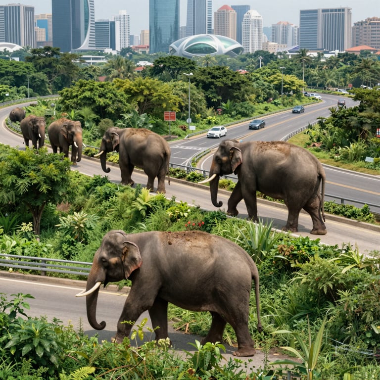 Infrastrutture Ecologiche per Proteggere gli Elefanti Asiatici nel 2026