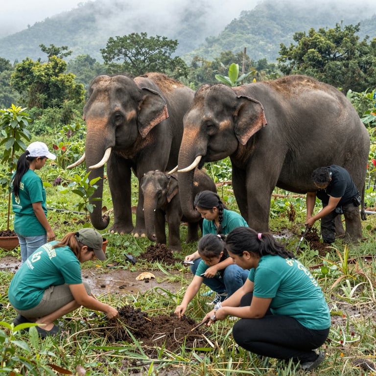 Iniziative Globali per Proteggere la Popolazione Elefantina Estremamente Rara in Viet Nam