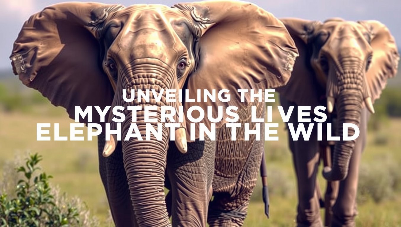 Unveiling the Mysterious Lives of Elephants in the Wild