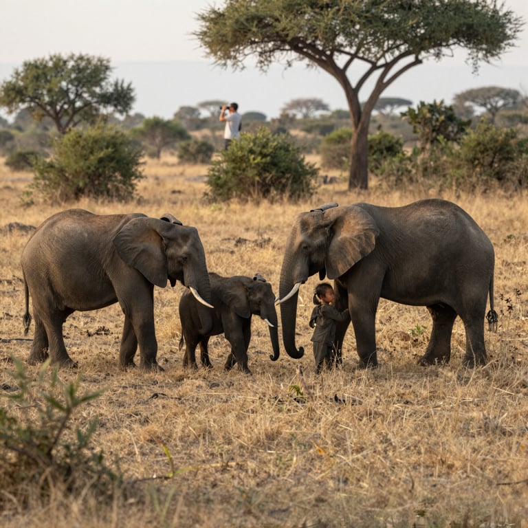 Guida ai metodi etici per osservare elefanti senza disturbare la loro vita