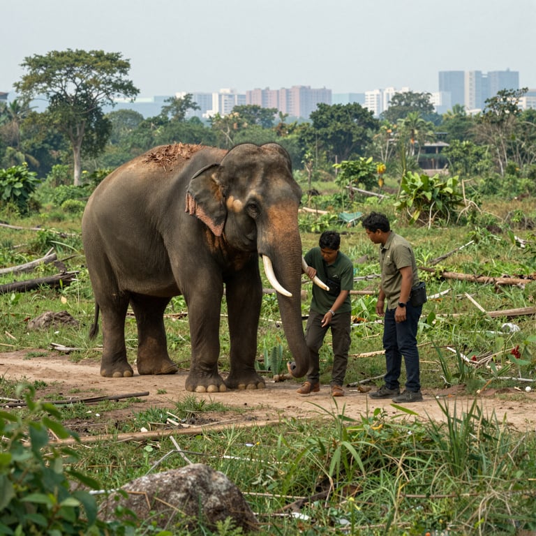 Campagne per Conservare Elefanti in Thailandia: Aiuti e Rescues per la Selvaggina