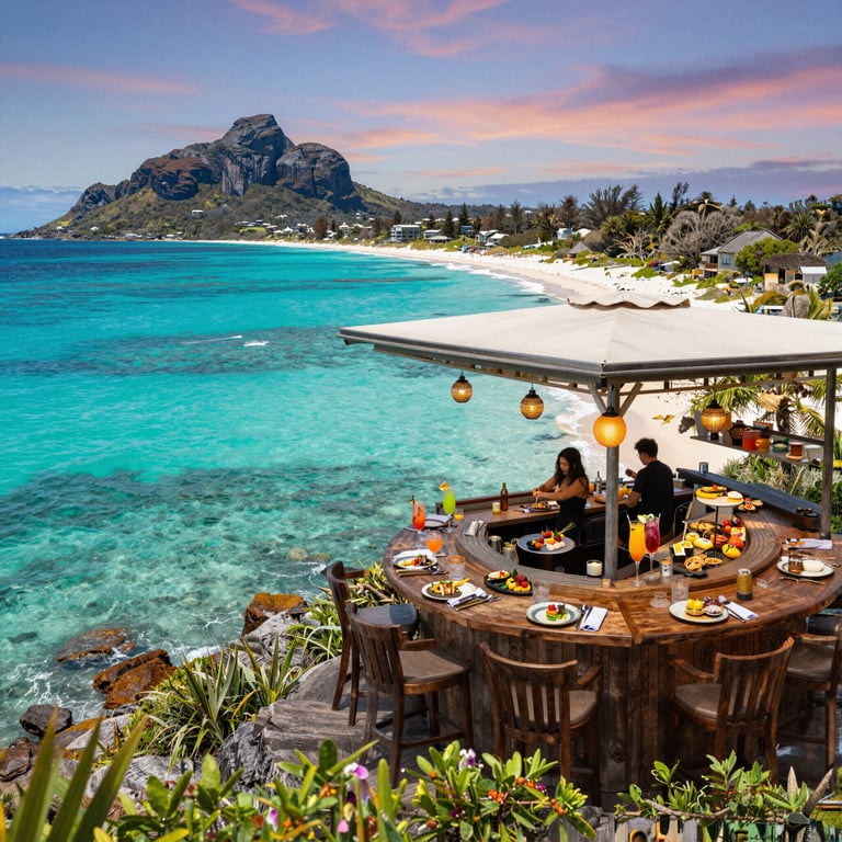 Best Beach Clubs on Australia's Coast: Spotlight on 12 Rocks' Signature Cocktails and Seafood