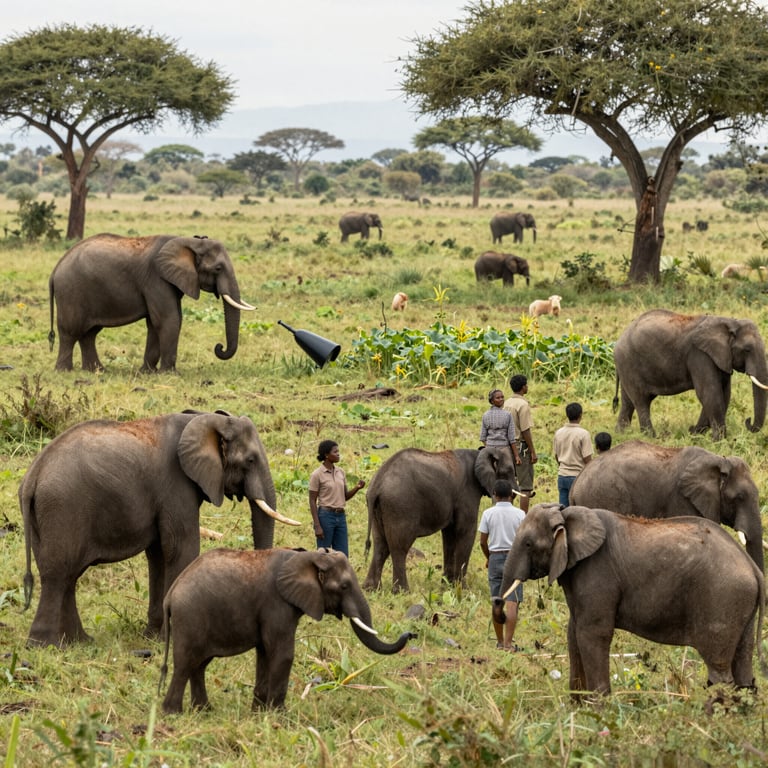 Strategie Avanzate per Coesistenza Pacifica tra Elefanti e Comunità Umane Protettive