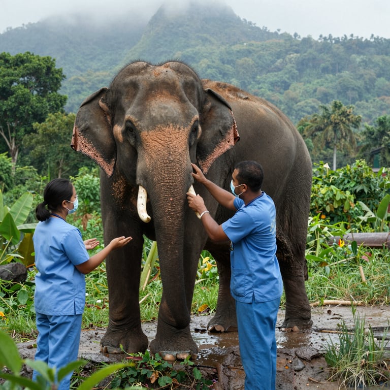 Scopri il nostro impegno nel salvare gli elefanti thailandesi attraverso cure dedicate