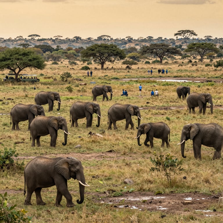 Progetti Mondiali di Conservazione per Proteggere le Mandrie di Elefanti