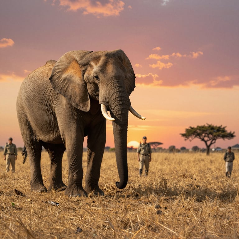 La Protezione degli Elefanti da Parte di DSWF nel Cuore dell'Africa