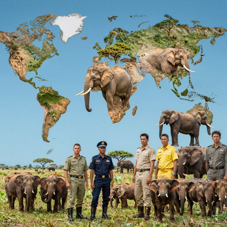 Iniziative Mondiali per Salvare gli Elefanti dalla Minaccia dell'Avorio